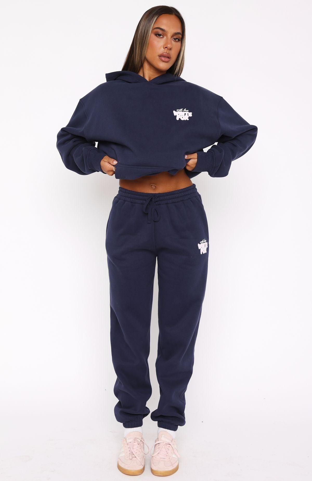 With Love Always Sweatpants Navy Product Image