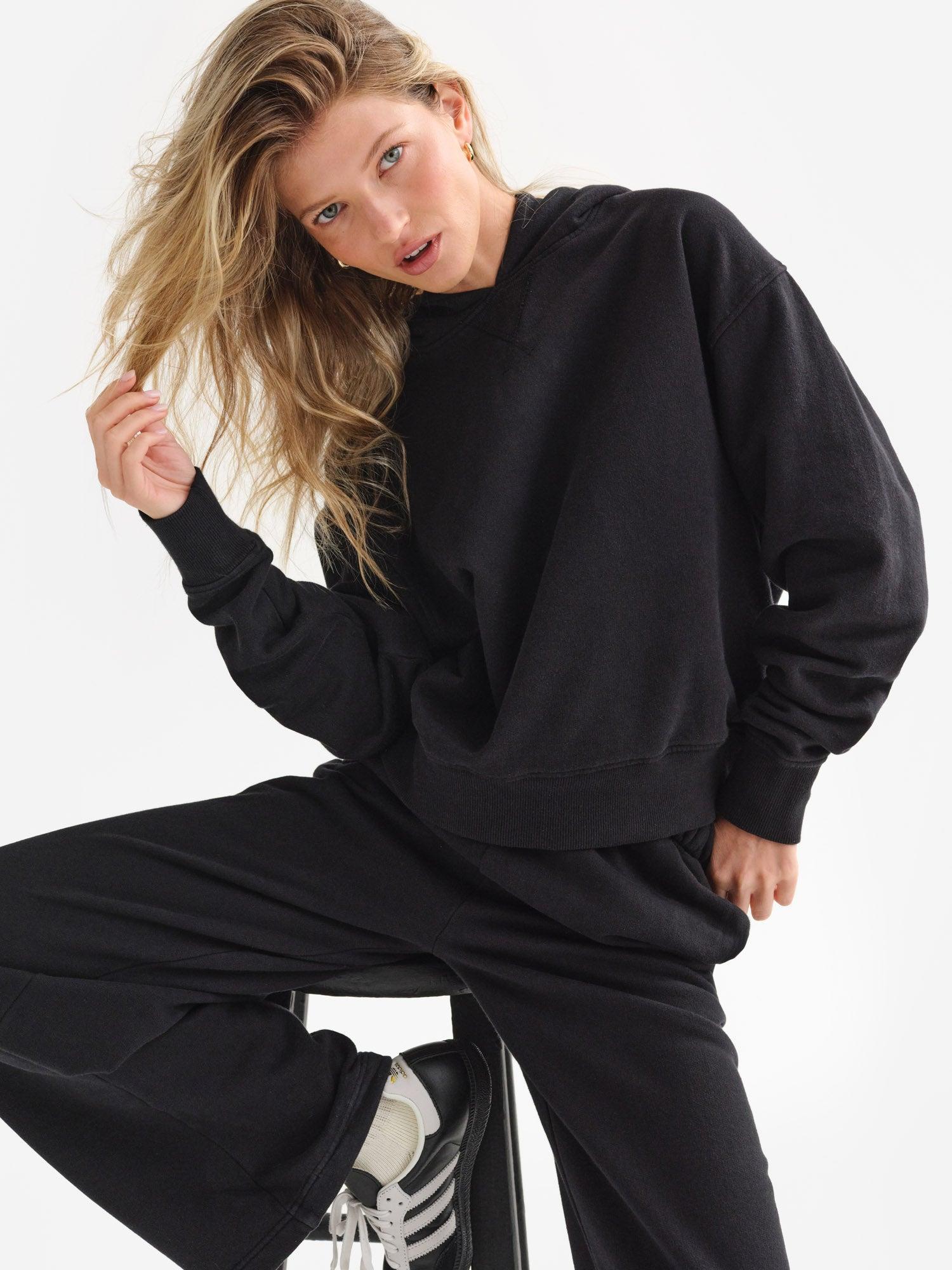 Organic Fleece Relaxed Hoodie Female Product Image