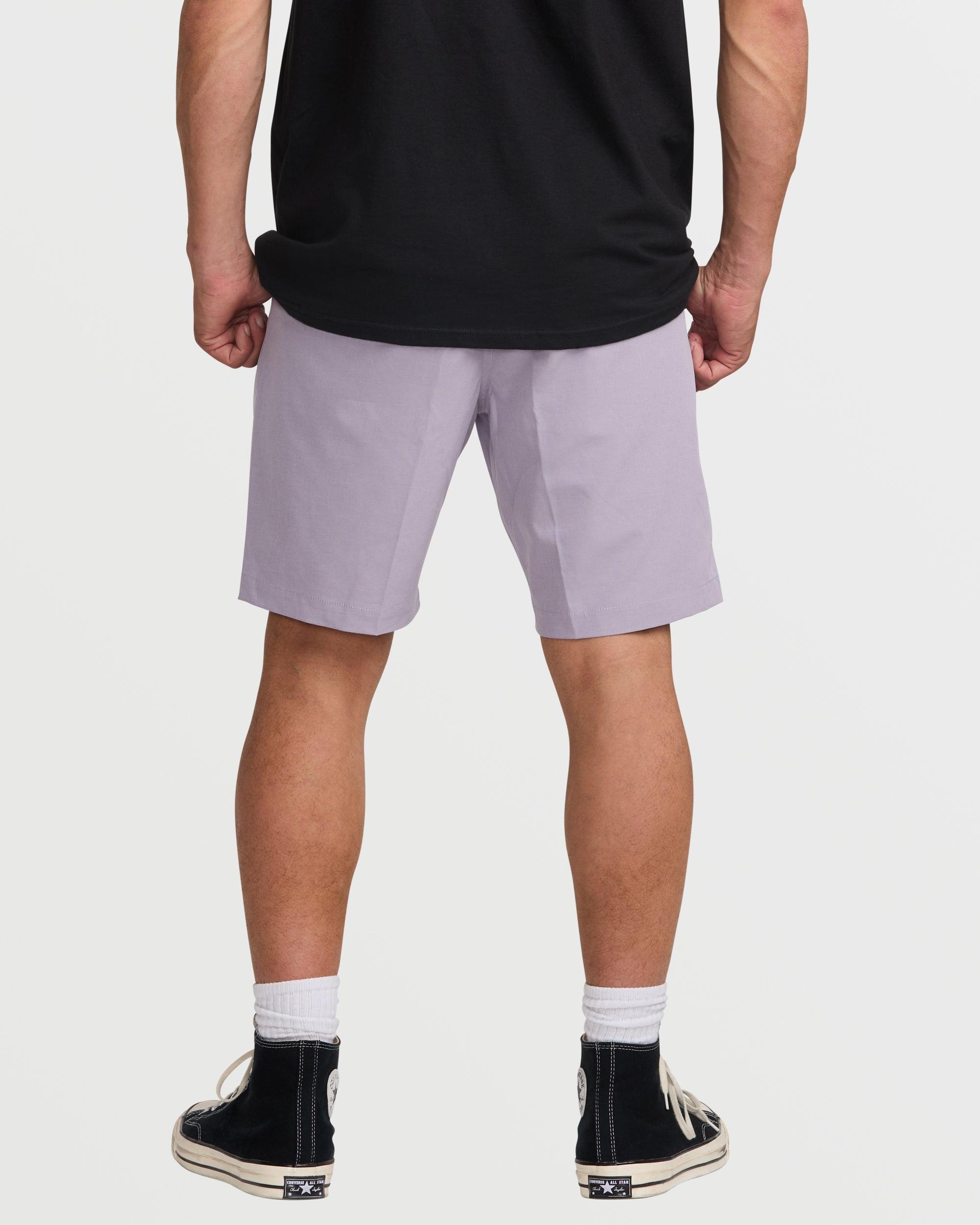 Crossfire Submersible 19" Hybrid Shorts - Light Purple Male Product Image