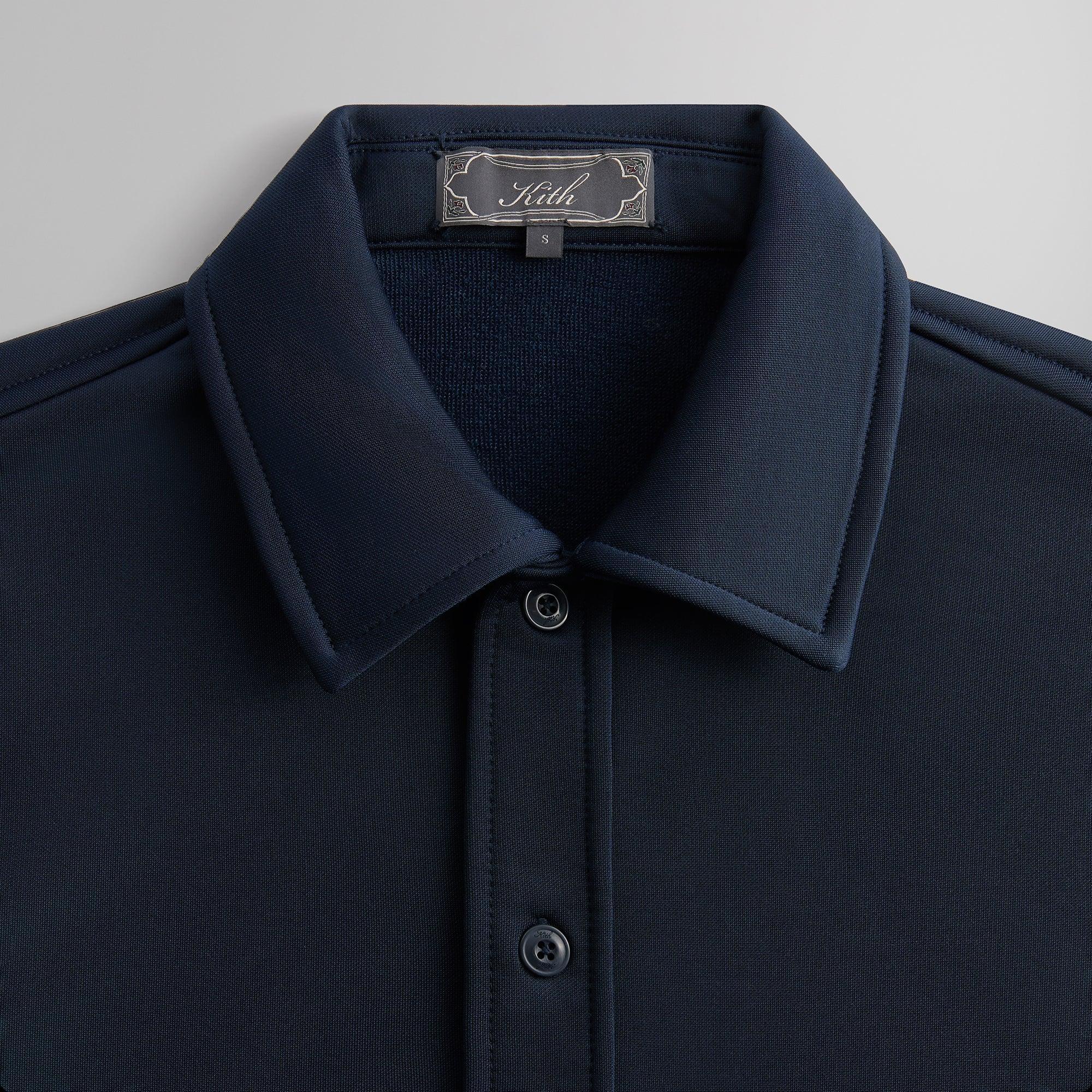 Kith Long Sleeve Boxy Collared Overshirt - Nocturnal Male Product Image