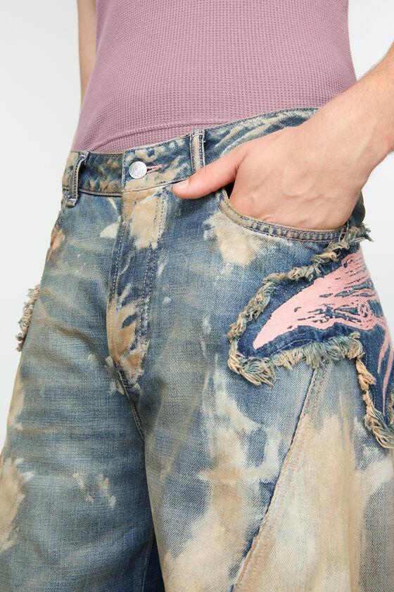 Loose fit denim trousers Product Image