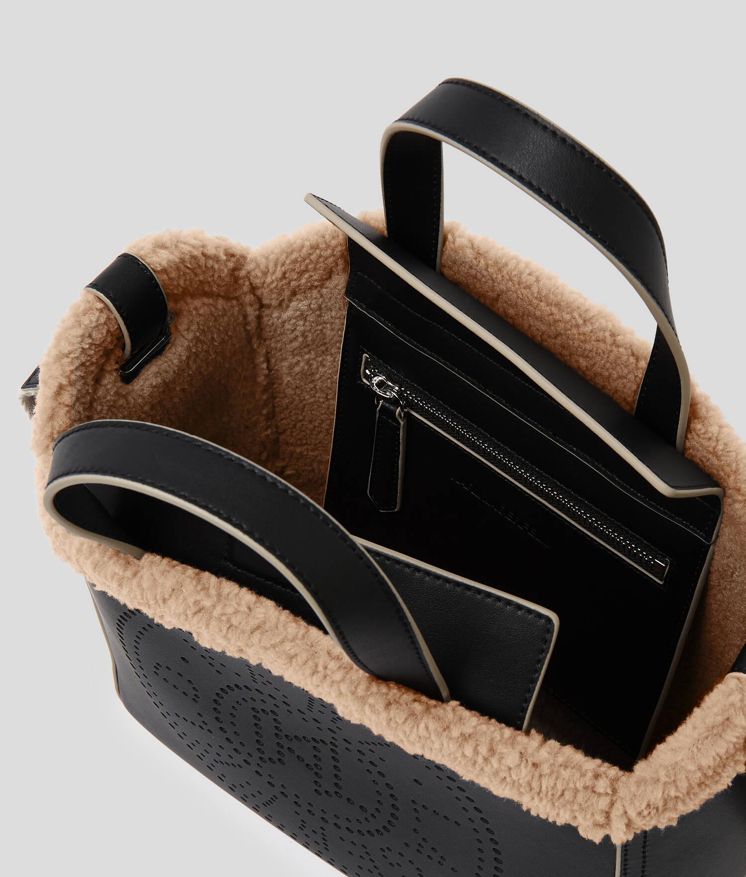 K/CIRCLE SHEARLING SMALL TOTE BAG Product Image