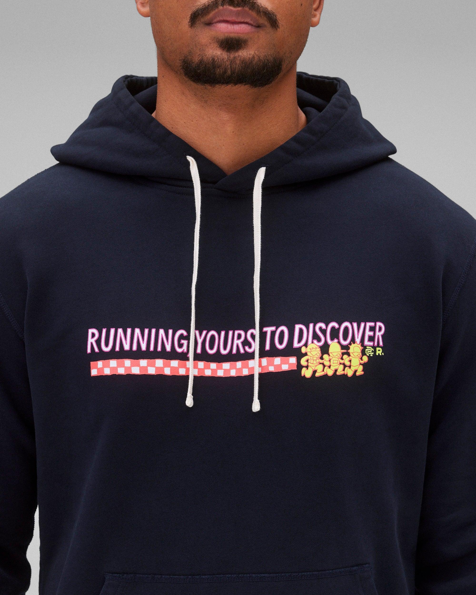 Midweight Terry Toronto Marathon Hoodie Male Product Image