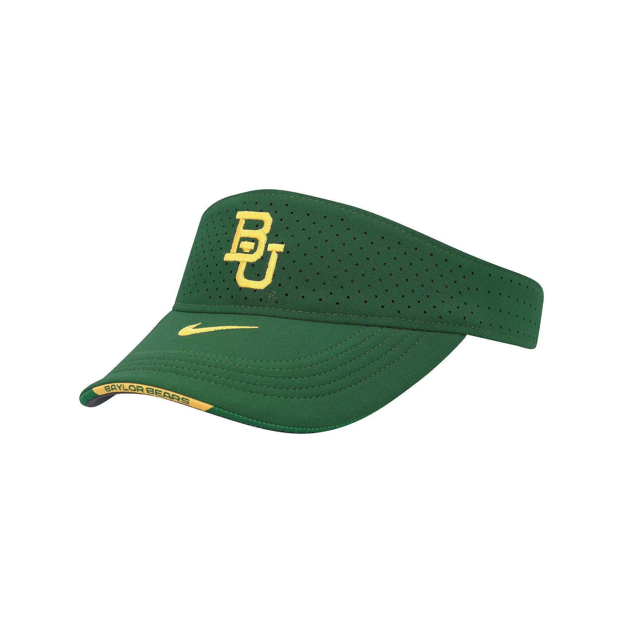 Men's Nike  Green Baylor Bears 2023 Sideline Performance Adjustable Visor, Bay Green Product Image