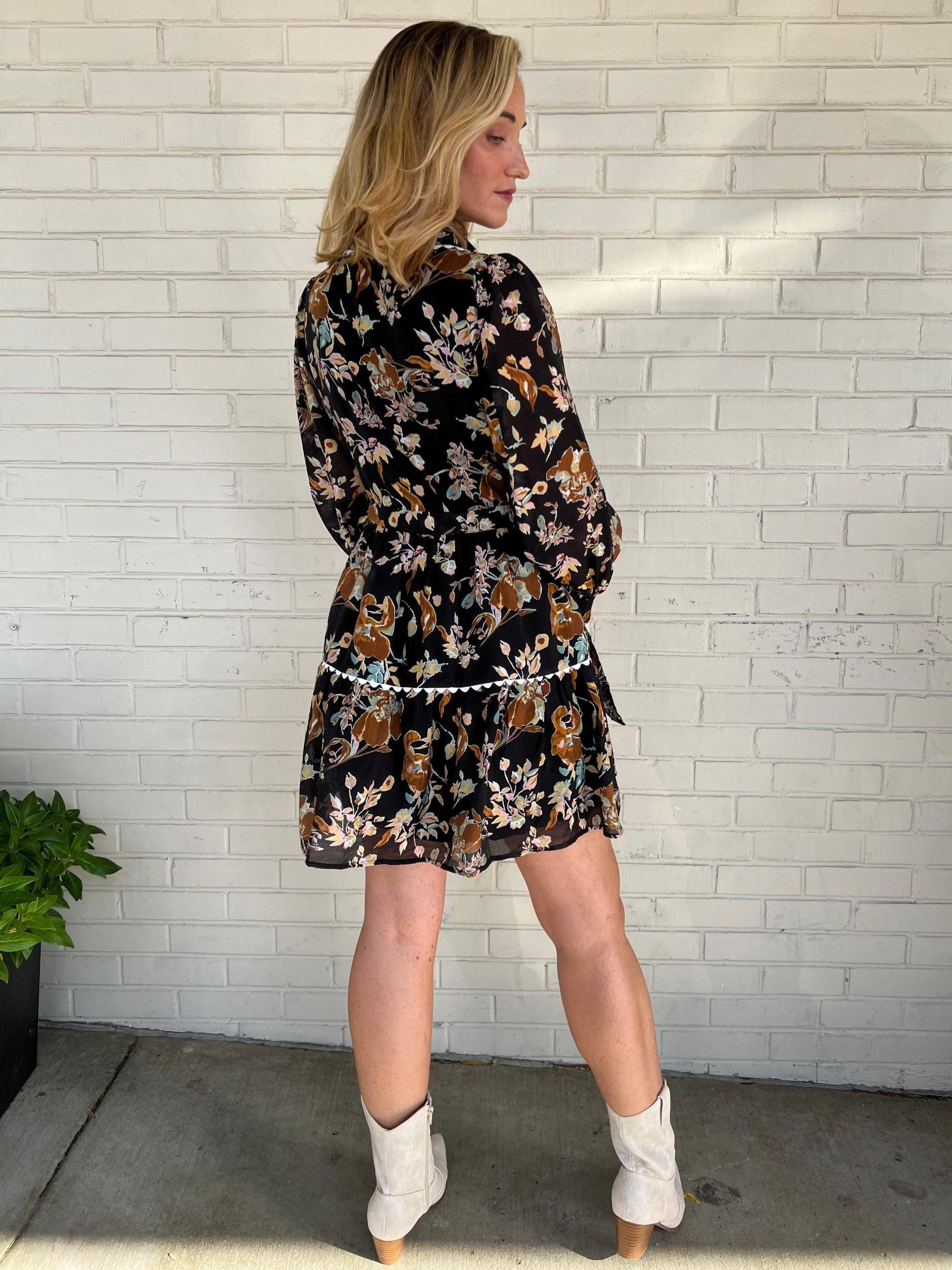 Change Of Seasons Long Sleeve Mini Dress Product Image