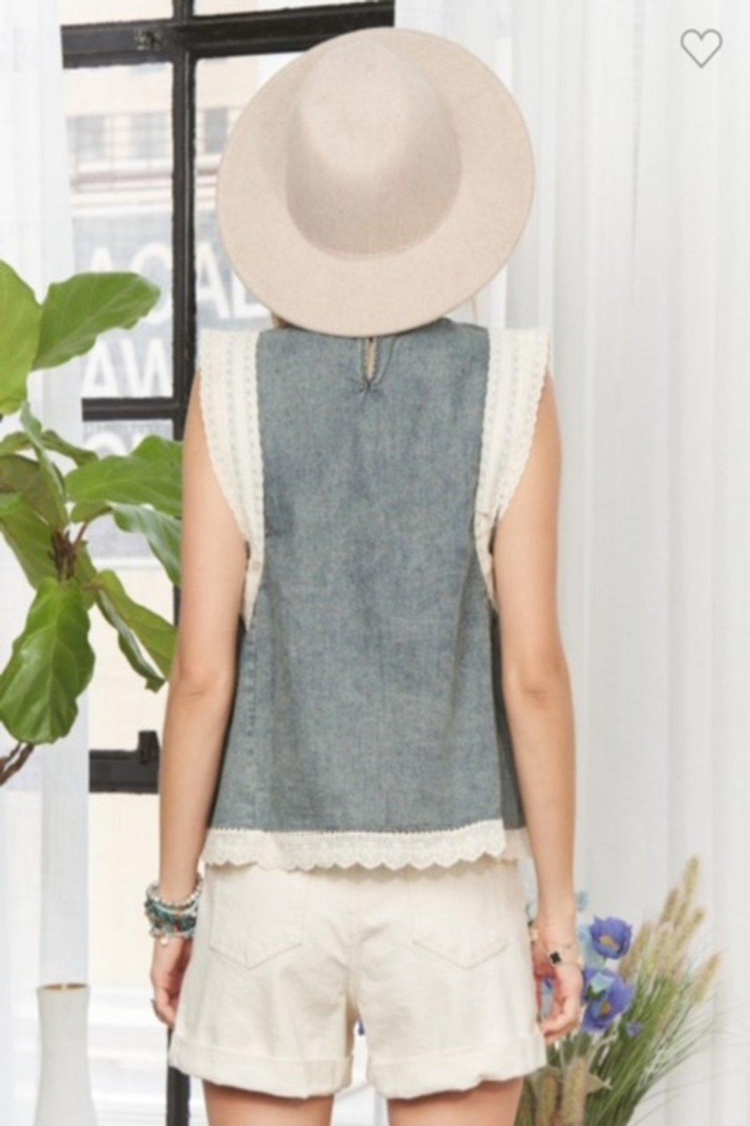 Lace Halter Tank Product Image