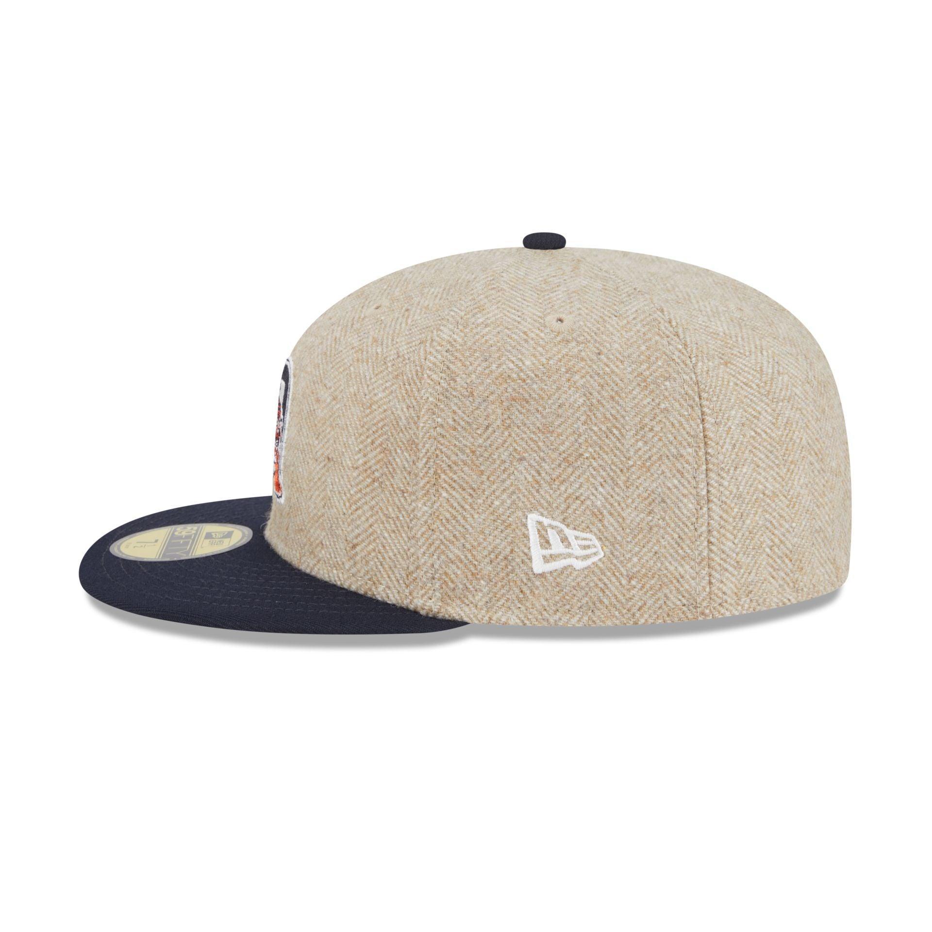 Detroit Tigers Herringbone Moon 59FIFTY Fitted Hat Male Product Image