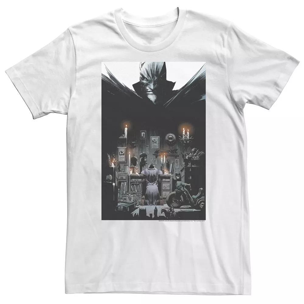 Big & Tall DC Comics Batman & The Joker Comic Poster Tee, Men's, Size: XL Tall, White Product Image