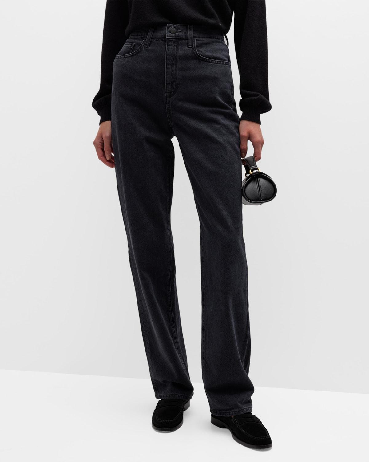 Ms. Triarchy V-High Rise Straight-Leg Jeans Product Image