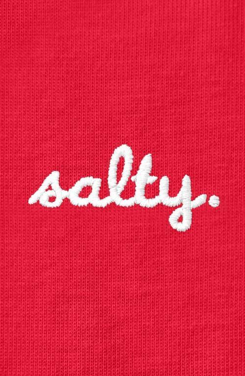 Dalix Womens Peace Sign Jersey Relaxed Tee in Red at Nordstrom, Size Large Product Image