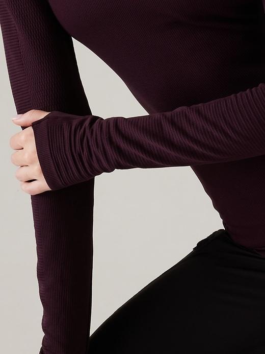 Flurry Seamless Turtleneck Top Product Image