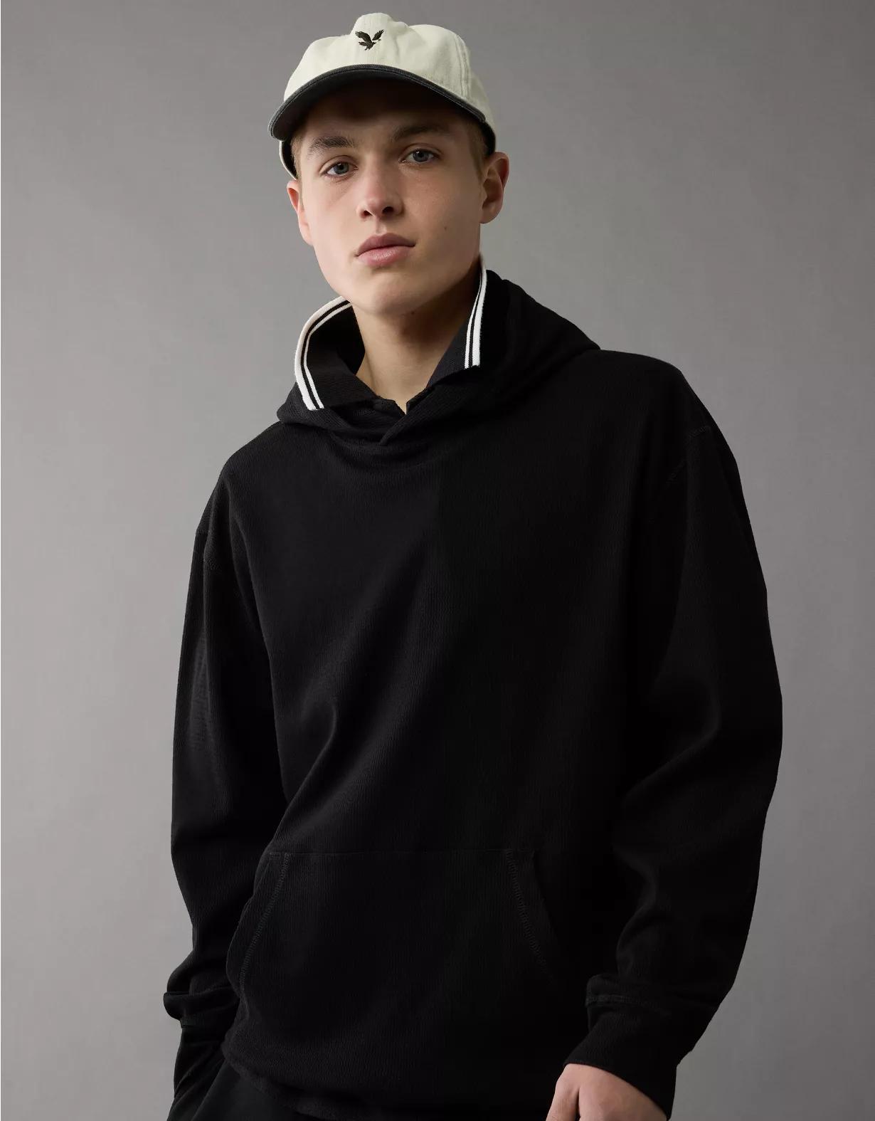 AE 24/7 Long-Sleeve Hoodie T-Shirt Product Image