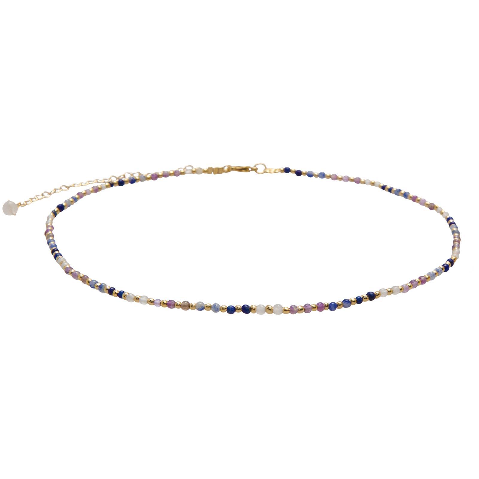 Master Manifestor 2mm Beaded Healing Necklace (Gold) Product Image