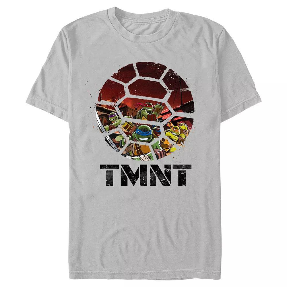 Men's Teenage Mutant Ninja Turtles Shell Group Graphic Tee, Size: XL, Silver Product Image