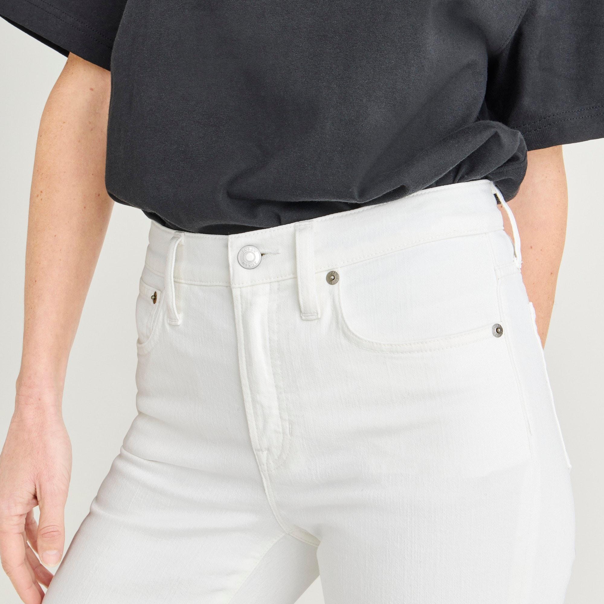 9" toothpick jean in white wash Product Image