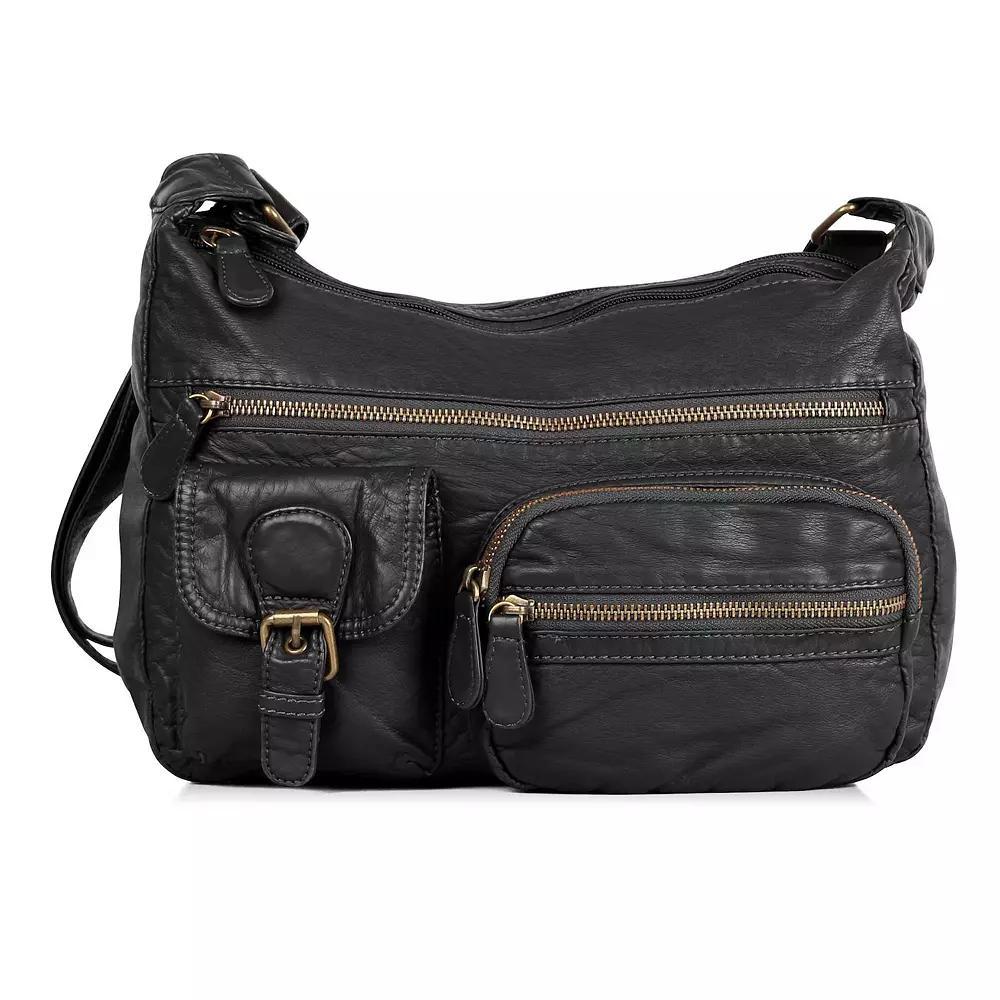 Women's Karla Hanson Charlotte Hobo Organizer Bag, Black Product Image