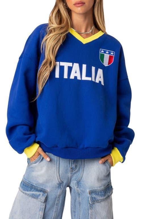 Edikted Womens Italy oversized sweatshirt Product Image