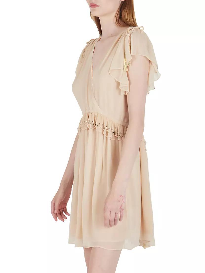 Cher Tassel Georgette Dress Product Image