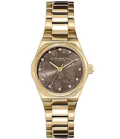 Olivia Burton Womens Mini Hexa Mushroom  Gold Bracelet Watch Product Image