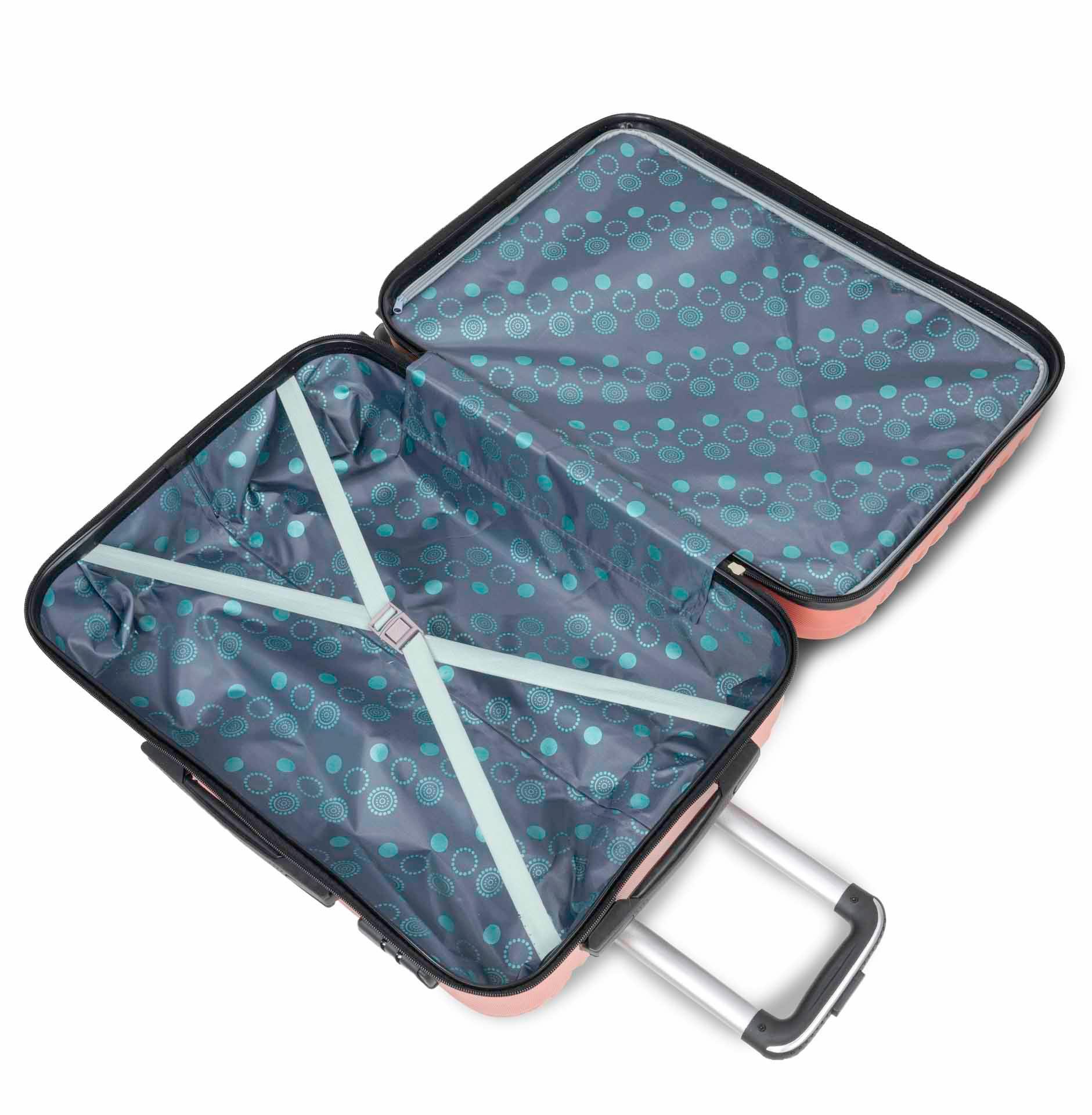 LIOR 3 Piece Set Luggage Sets Suitcase Hardshell Lightweight Spinner Wheels Product Image