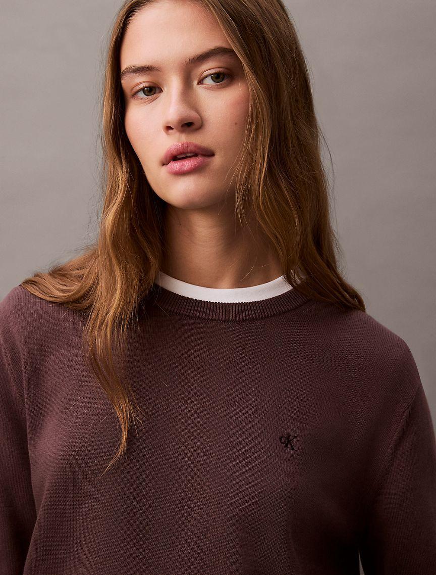 Smooth Cotton Sweater Product Image