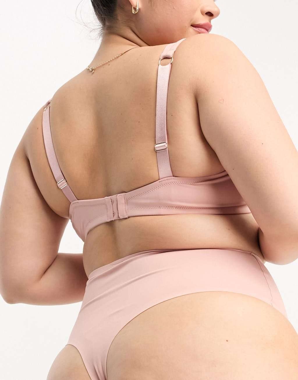 ASOS DESIGN Curve Marina smoothing underwire bra Product Image