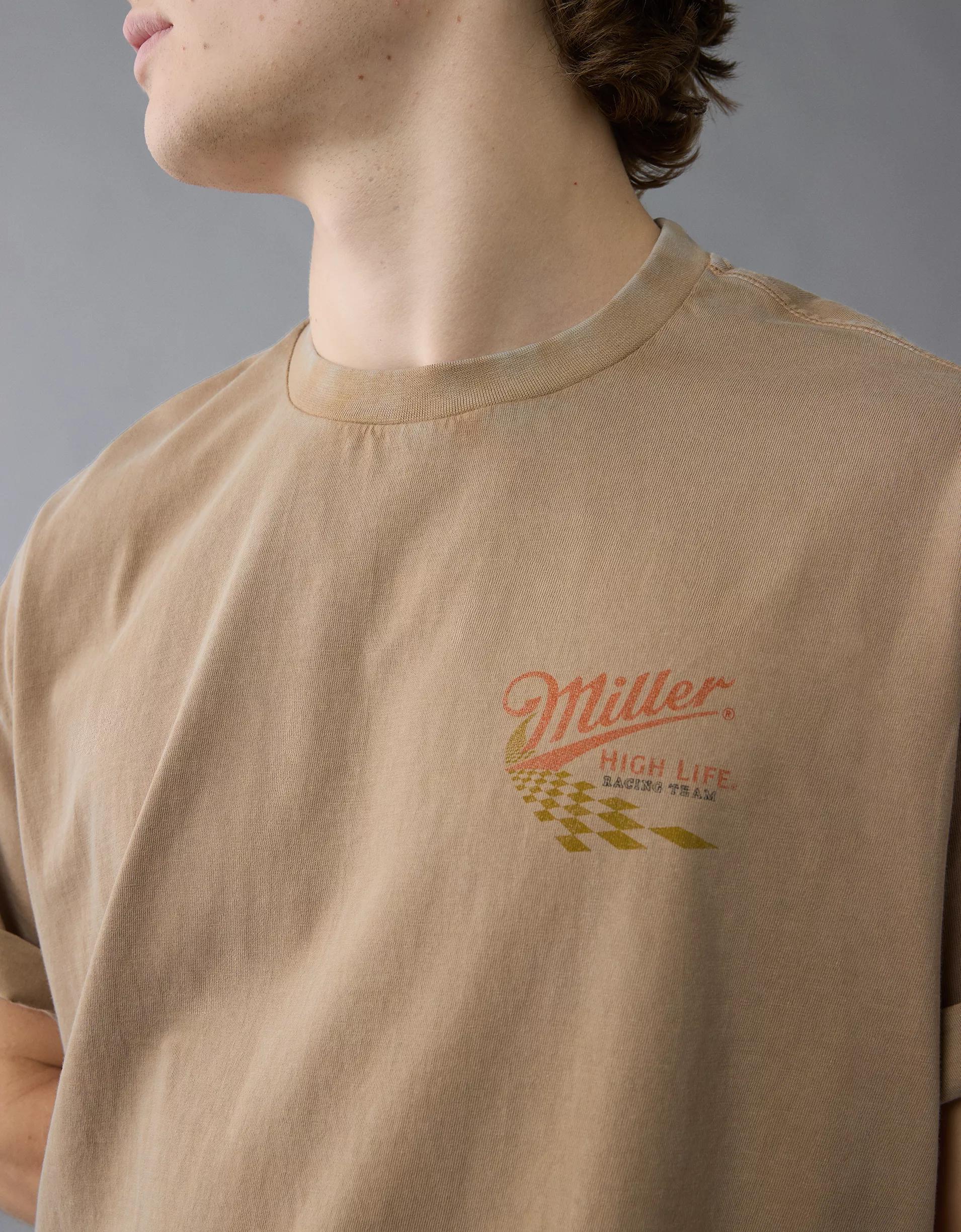 AE Boxy Miller High Life Graphic T-Shirt Product Image
