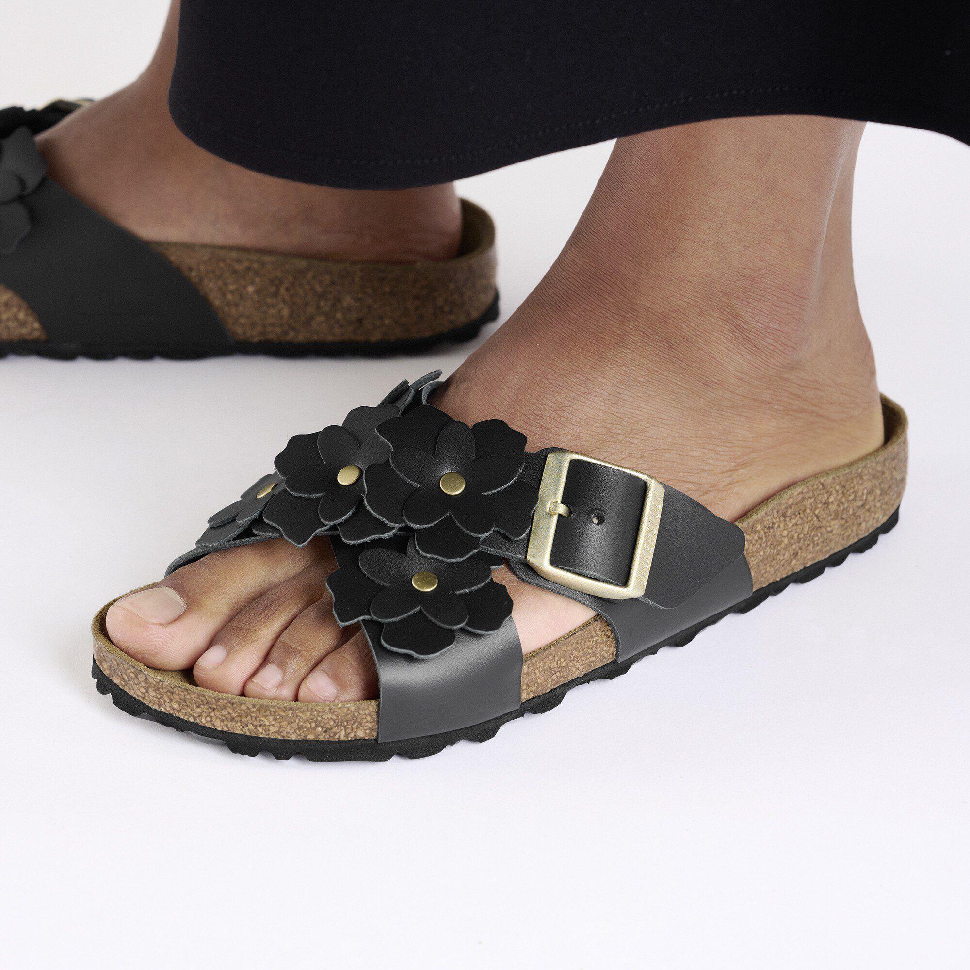 Siena Flower Embellishment Natural Leather Product Image