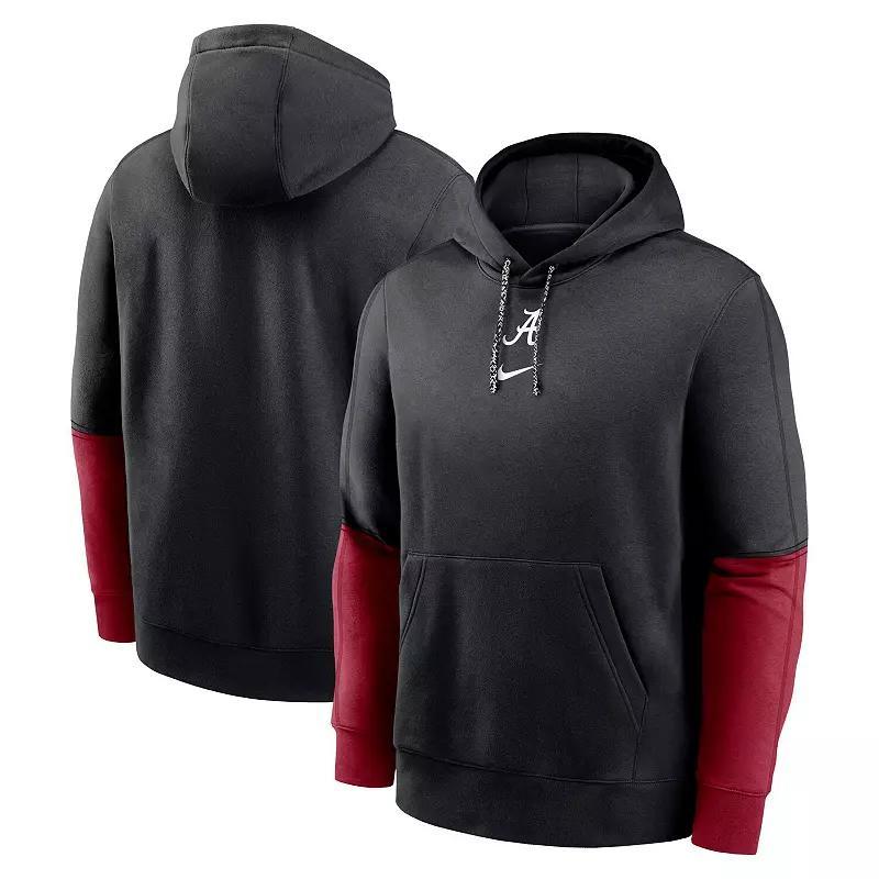 Men's Nike Black/Royal Duke Blue Devils 2024 Sideline Club Pullover Hoodie, Size: 2XL Product Image