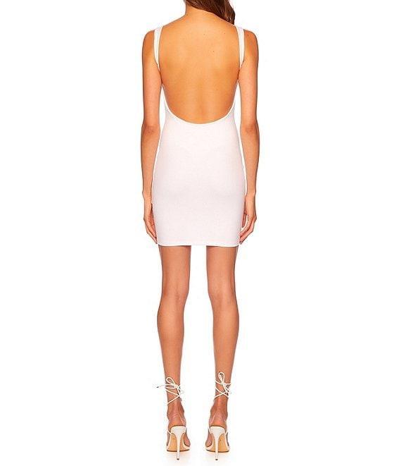 Susana Monaco Square Neck Sleeveless Open Back Mini Dress Product Image