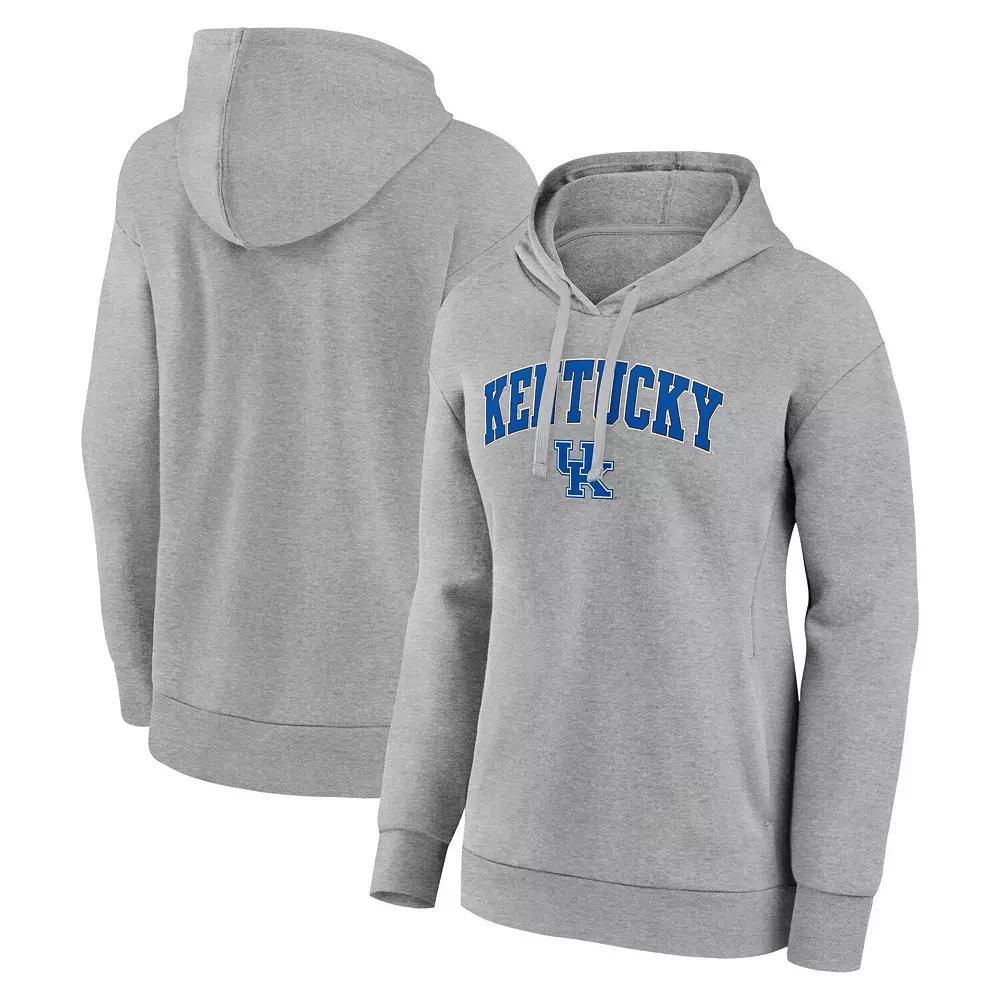 Womens Fanatics Branded Heather Gray Kentucky Wildcats Evergreen Campus Pullover Hoodie Product Image