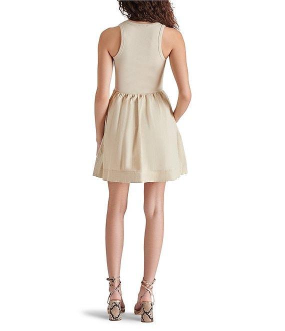 Steve Madden Tottenham Scoop Neck Sleeveless Mini Dress Product Image