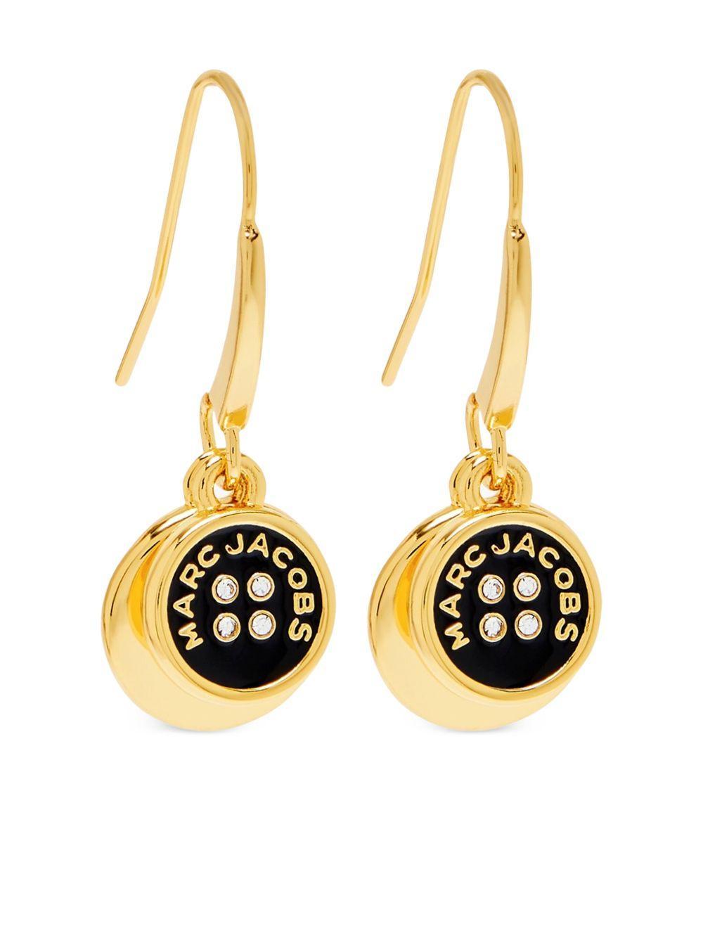 Button Drop earrings Product Image