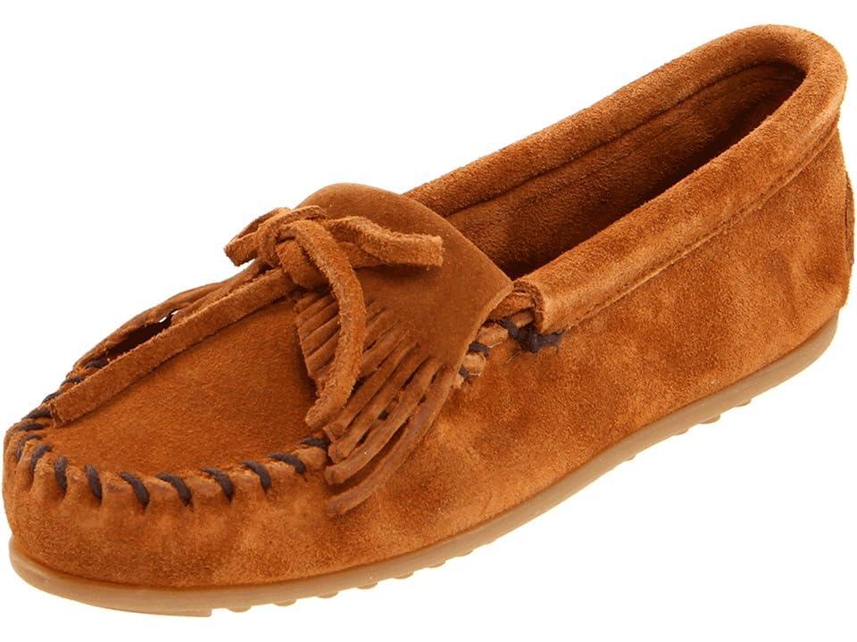 Minnetonka Kilty Suede Moc Suede) Women's Moccasin Shoes Product Image