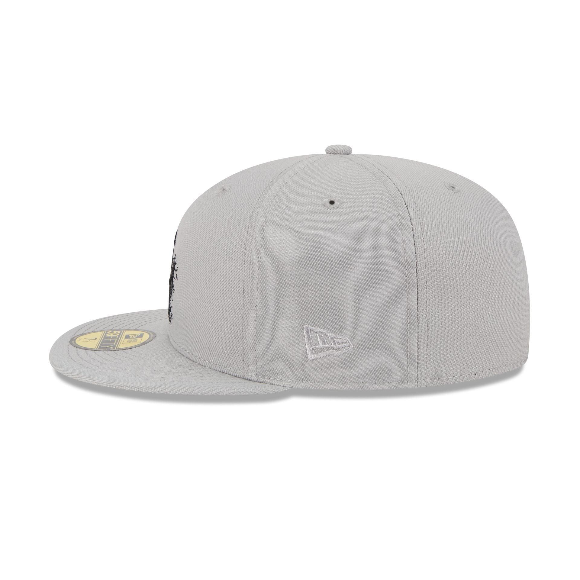 Los Angeles Dodgers Cracked Cement 59FIFTY Fitted Hat Male Product Image