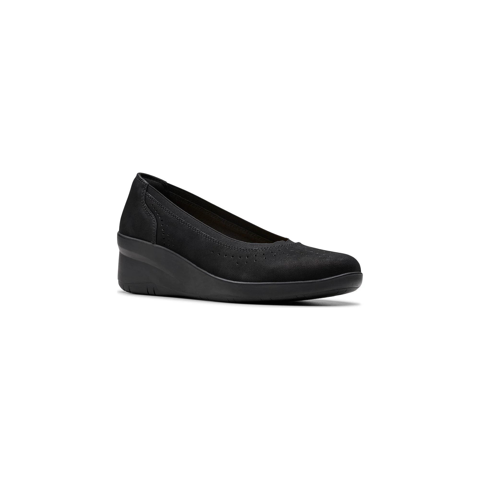 Clarks Suttyn Kaylie Women's Wedge Casual Shoes, Size: 7, Black Product Image