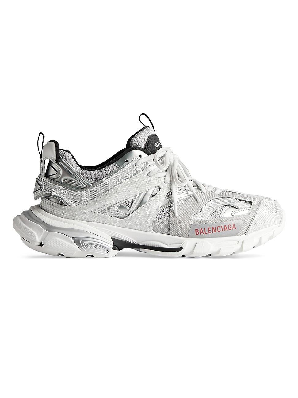Mens Track Metallic Mesh Sneakers Product Image