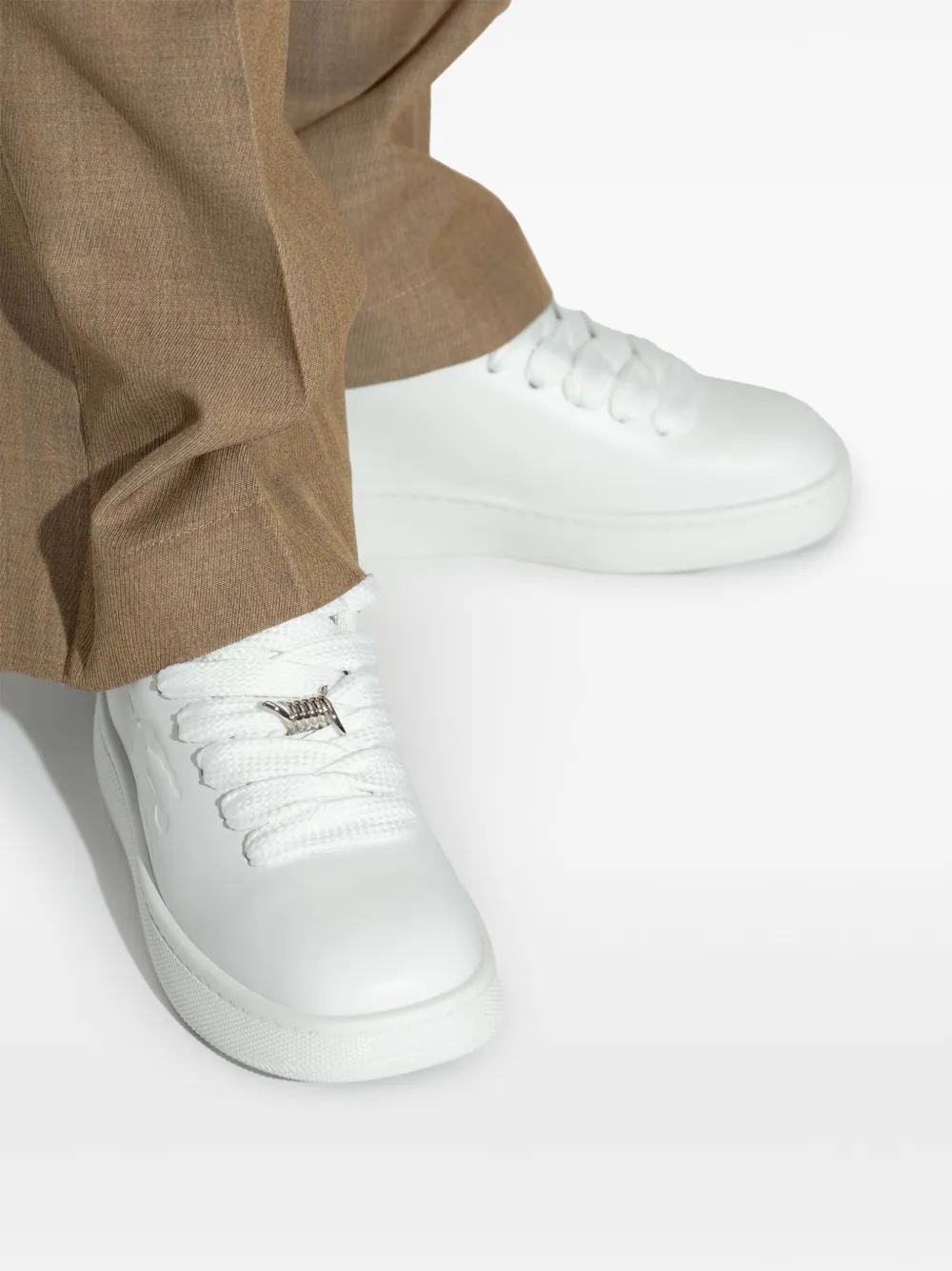 lace up round toe trainers  Product Image