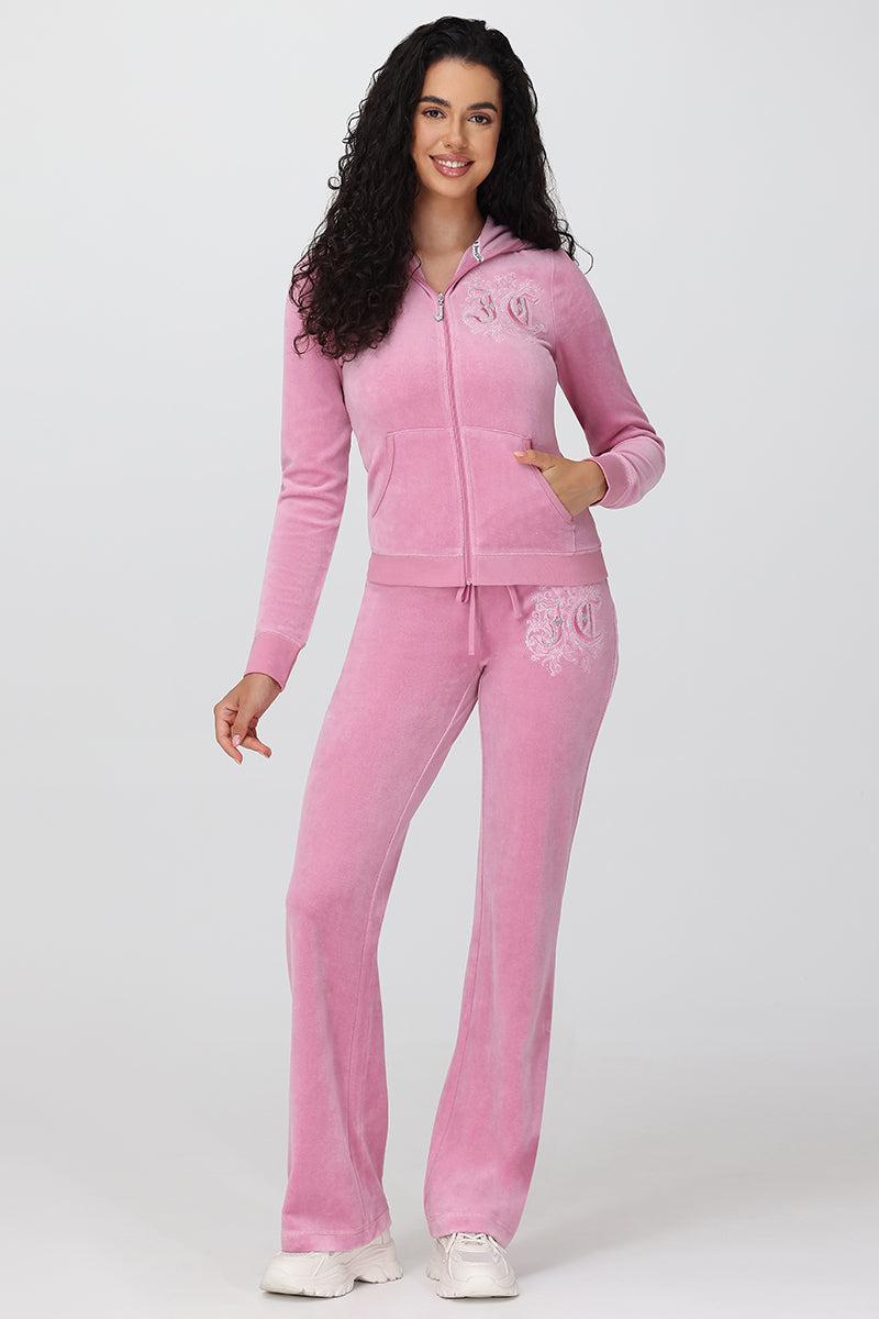 Monogram Heritage Cotton Velour Hoodie Product Image