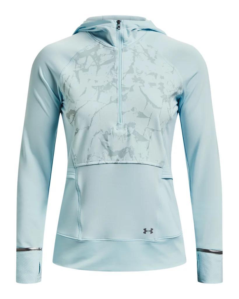 Women's UA OutRun The Cold Hooded ½ Zip Product Image