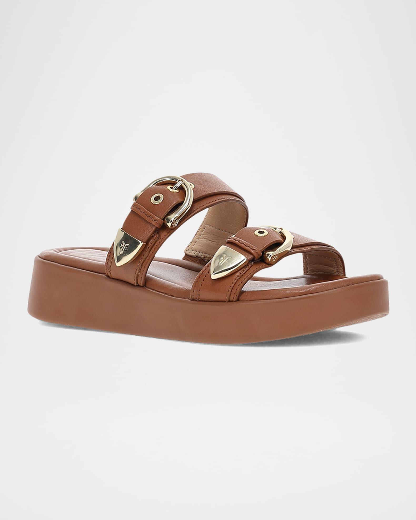 Maya Double Buckle Slide Sandals Product Image