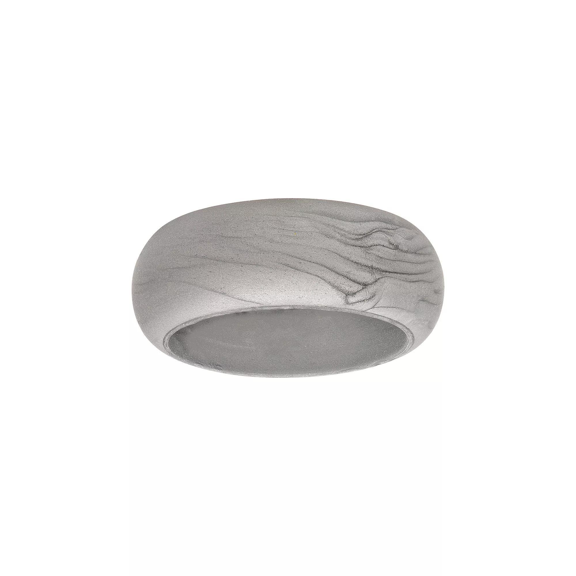 Silicone Ring, Women's, Size: 8, Silver Tone Product Image