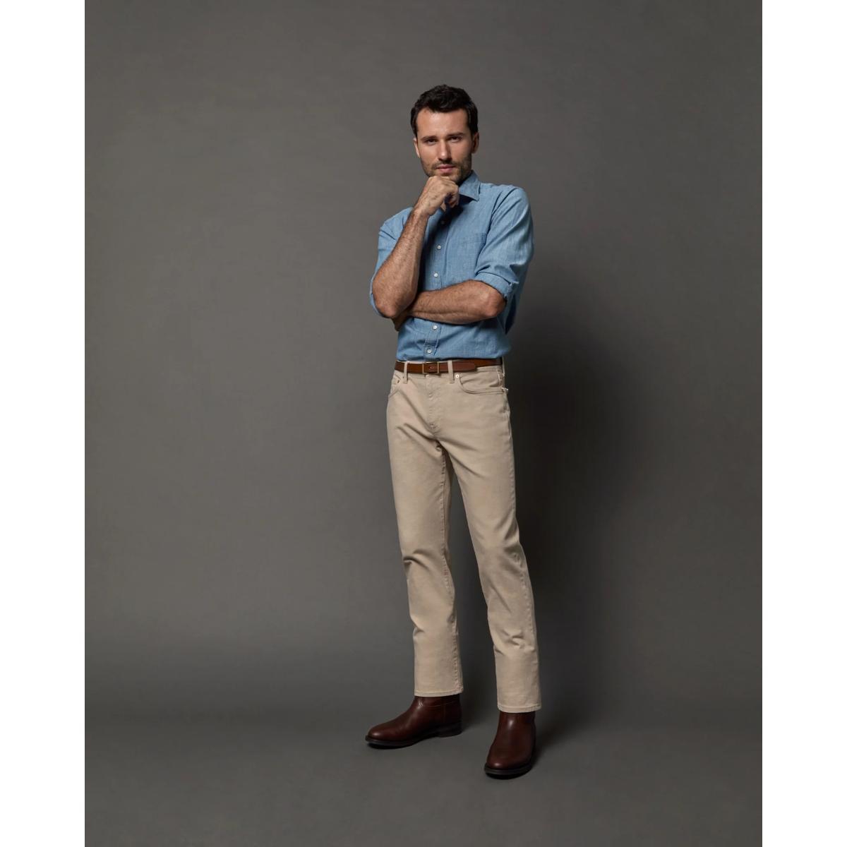 Clift Straight Leg Jean Garment-Dyed Stone Product Image