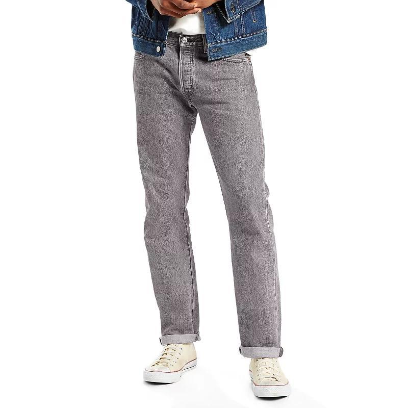 Mens Levis 501 Original Fit Stretch Jeans Product Image