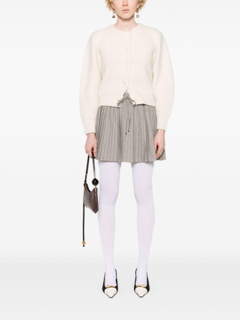 round-neck brushed cardigan  Product Image