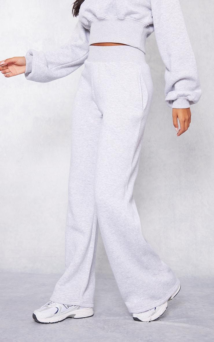 Tall Ash Grey Wide Leg Sweatpant Product Image