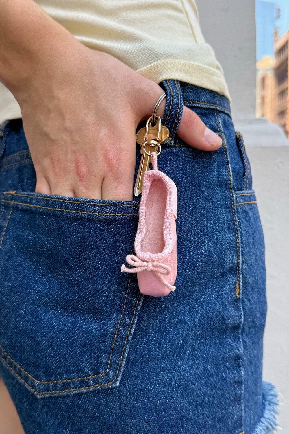 Ballet Slipper Keychain Product Image