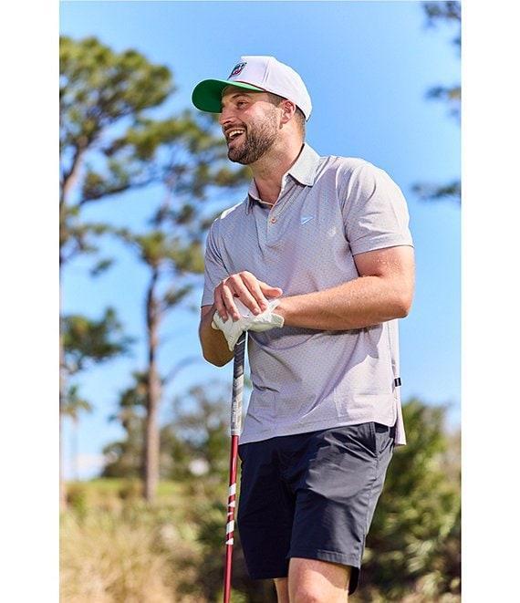 Breezy Golf Rocket Ships Short Sleeve Polo Shirt Product Image