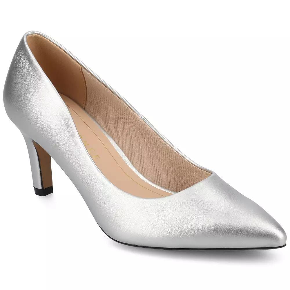 Journee Scylee Slip-On Stiletto Pointed-Toe High Heel Shoes, Womens Product Image