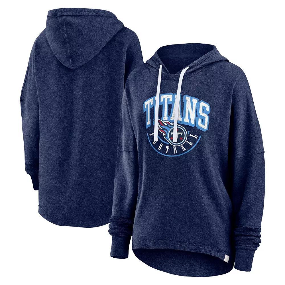 Women's Fanatics Branded Navy Tennessee Titans Lounge Helmet Arch Pullover Hoodie, Size: Small, Blue Product Image